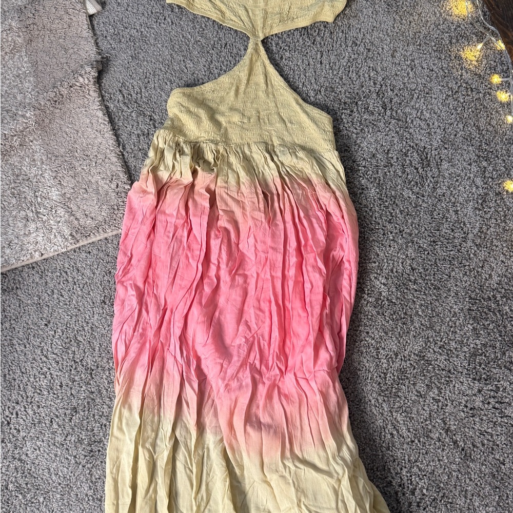 Tiare Hawaii Gradient Halter Dress